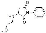 3-[(2-METHOXYETHYL)AMINO]-1-PHENYLPYRROLIDINE-2,5-DIONE Struktur