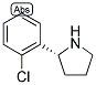 (R)-2-(2-CHLOROPHENYL)PYRROLIDINE Struktur