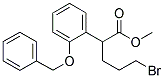 2-(2-BENZYLOXYPHENYL)-5-BROMOPENTANOIC ACID METHYL ESTER Struktur