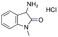 3-AMINO-1-METHYL-1,3-DIHYDRO-2H-INDOL-2-ONEHYDROCHLORIDE Struktur