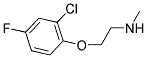 N-[2-(2-CHLORO-4-FLUOROPHENOXY)ETHYL]-N-METHYLAMINE Struktur