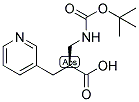 (S)-3-TERT-BUTOXYCARBONYLAMINO-2-PYRIDIN-3-YLMETHYL-PROPIONIC ACID Struktur