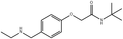 N-(TERT-BUTYL)-2-(4-[(ETHYLAMINO)METHYL]PHENOXY)ACETAMIDE Struktur