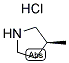 (S)-3-METHYL-PYRROLIDINE HYDROCHLORIDE Struktur