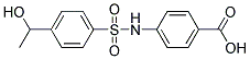 4-([[4-(1-HYDROXYETHYL)PHENYL]SULFONYL]AMINO)BENZOIC ACID Struktur