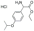 ETHYL AMINO(4-ISOPROPOXYPHENYL)ACETATE HYDROCHLORIDE Struktur