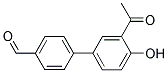 3'-ACETYL-4'-HYDROXY[1,1'-BIPHENYL]-4-CARBALDEHYDE Struktur