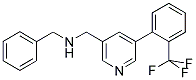 1-PHENYL-N-((5-[2-(TRIFLUOROMETHYL)PHENYL]PYRIDIN-3-YL)METHYL)METHANAMINE Struktur