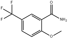 2-METHOXY-5-(TRIFLUOROMETHYL)BENZAMIDE Struktur