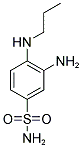 3-AMINO-4-(PROPYLAMINO)BENZENESULFONAMIDE Struktur