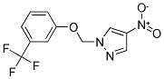 4-NITRO-1-(3-TRIFLUOROMETHYL-PHENOXYMETHYL)-1H-PYRAZOLE Struktur