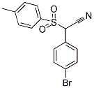 (4-BROMOPHENYL)[(4-METHYLPHENYL)SULFONYL]ACETONITRILE Struktur