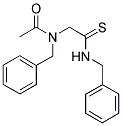N-BENZYL-N-[2-(BENZYLAMINO)-2-THIOXOETHYL]ACETAMIDE Struktur