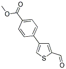 METHYL 4-(5-FORMYL-3-THIENYL)BENZOATE Struktur