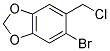 5-BROMO-6-(CHLOROMETHYL)-1,3-BENZODIOXOLE Struktur