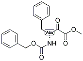 (D)-3-BENZYLOXYCARBONYLAMINO-2-OXO-4-PHENYL BUTYRIC ACID METHYL ESTER Struktur