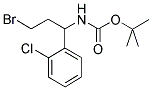 TERT-BUTYL 3-BROMO-1-(2-CHLOROPHENYL)PROPYLCARBAMATE Struktur