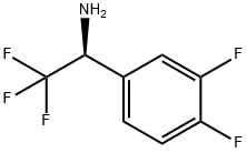 (1R)-1-(3,4-DIFLUOROPHENYL)-2,2,2-TRIFLUOROETHYLAMINE Struktur