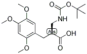 (S)-2-(TERT-BUTOXYCARBONYLAMINO-METHYL)-3-(2,4,5-TRIMETHOXY-PHENYL)-PROPIONIC ACID Struktur