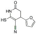 4-(2-FURYL)-2-MERCAPTO-6-OXO-1,4,5,6-TETRAHYDROPYRIDINE-3-CARBONITRILE Struktur