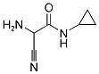 2-AMINO-2-CYANO-N-CYCLOPROPYL-ACETAMIDE Struktur