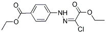 ETHYL 4-[(2E)-2-(1-CHLORO-2-ETHOXY-2-OXOETHYLIDENE)HYDRAZINO]BENZOATE Struktur