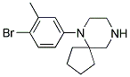 6-(4-BROMO-3-METHYLPHENYL)-6,9-DIAZASPIRO[4.5]DECANE Struktur