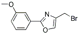 4-BROMOMETHYL-2-(3-METHOXY-PHENYL)-OXAZOLE Struktur