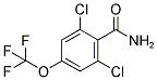 2,6-DICHLORO-4-(TRIFLUOROMETHOXY)BENZAMIDE Struktur