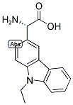 (S)-AMINO-(9-ETHYL-9H-CARBAZOL-3-YL)-ACETIC ACID Struktur