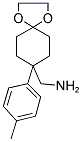 1-[8-(4-METHYLPHENYL)-1,4-DIOXASPIRO[4.5]DEC-8-YL]METHANAMINE Struktur