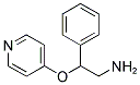 2-PHENYL-2-(PYRIDIN-4-YLOXY)-ETHYLAMINE Struktur