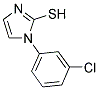 1-(3-CHLOROPHENYL)-1H-IMIDAZOLE-2-THIOL Struktur