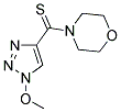 4-[(1-METHOXY-1H-1,2,3-TRIAZOL-4-YL)CARBONOTHIOYL]MORPHOLINE Struktur