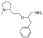 2-[2-(1-METHYL-2-PYRROLIDINYL)ETHOXY]-3-PHENYL-1-PROPANAMINE Struktur