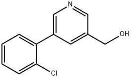 [5-(2-CHLOROPHENYL)PYRIDIN-3-YL]METHANOL Struktur