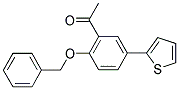 1-[2-(BENZYLOXY)-5-(2-THIENYL)PHENYL]ETHANONE Struktur