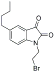 1-(2-BROMOETHYL)-5-BUTYL-1H-INDOLE-2,3-DIONE Struktur