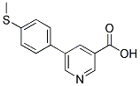 5-[4-(METHYLSULFANYL)PHENYL]NICOTINIC ACID Struktur