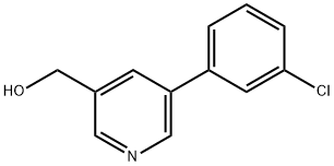 [5-(3-CHLOROPHENYL)PYRIDIN-3-YL]METHANOL Struktur