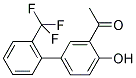 1-[4-HYDROXY-2'-(TRIFLUOROMETHYL)[1,1'-BIPHENYL]-3-YL] ETHANONE Struktur