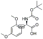 (R)-TERT-BUTOXYCARBONYLAMINO-(2,4-DIMETHOXY-PHENYL)-ACETIC ACID Struktur