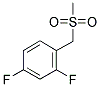 2,4-DIFLUOROBENZYLMETHYLSULFONE Struktur