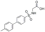 2-([(4'-METHYL[1,1'-BIPHENYL]-4-YL)SULFONYL]AMINO)ACETIC ACID Struktur