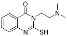 3-[2-(DIMETHYLAMINO)ETHYL]-2-MERCAPTOQUINAZOLIN-4(3H)-ONE Struktur