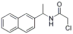 2-CHLORO-N-[1-(2-NAPHTHYL)ETHYL]ACETAMIDE Struktur