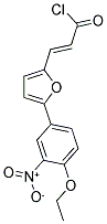 (2E)-3-[5-(4-ETHOXY-3-NITROPHENYL)-2-FURYL]ACRYLOYL CHLORIDE Struktur