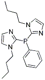 1-BUTYL-2-[(1-BUTYL-1H-IMIDAZOL-2-YL)(PHENYL)PHOSPHINO]-1H-IMIDAZOLE Struktur