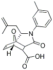 2-(3-METHYLPHENYL)-3-(2-METHYLPROP-2-EN-1-YL)-1-OXO-1,2,3,6,7,7A-HEXAHYDRO-3A,6-EPOXYISOINDOLE-7-CARBOXYLIC ACID Struktur