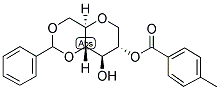 1,5-ANHYDRO-4,6-O-BENZYLIDENE-2-O-P-TOLUOYL-D-GLUCITOL Struktur